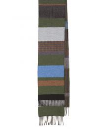 Wallace and Sewell Lambswool Osaka Scarf Green